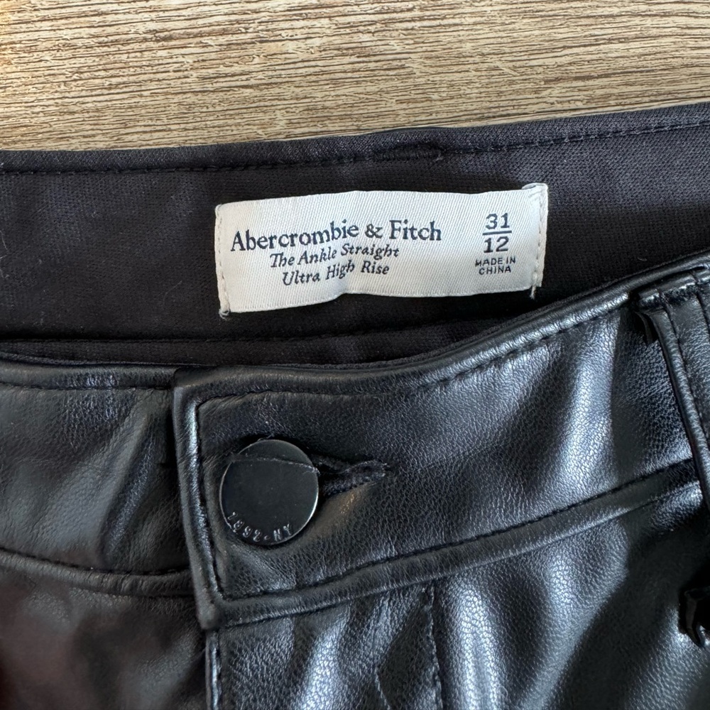 Abercombie Leather Pants